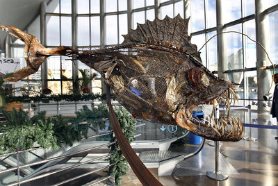 Basura marina transformada en arte