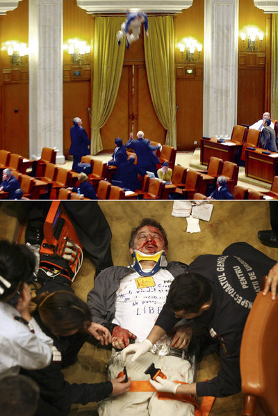 Protesta desesperada en Rumanía