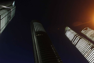 Se hizo la luz en el 'skyline' de Madrid