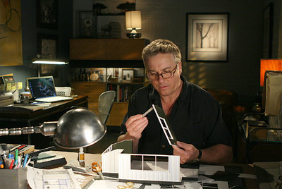 Gil Grissom, de  CSI Las Vegas , en el laboratorio.
