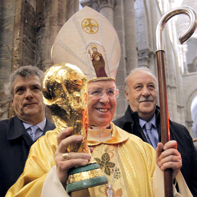 La Copa 'peregrina' a Santiago