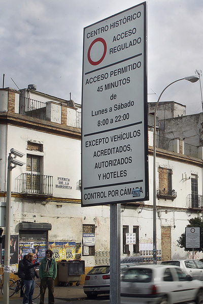 El TSJA rechaza paralizar el plan de restricción del tráfico de Sevilla