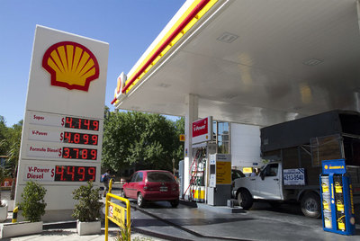 Aspecto de una gasolinera en Buenos Aires, Argentina.