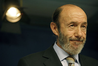 En la sede del PSOE en 2008.