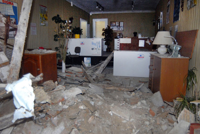 Un edificio se desploma en el centro de Ferrol, el segundo en 20 días