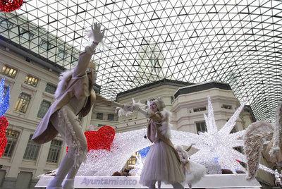 Cibeles, aparcamiento para las carrozas reales