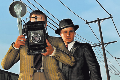 Videojuego  L. A. Noire . de Rockstar
