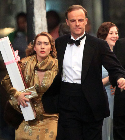 Kate Winslet y Brian. F. O'Byrne, en una escena de  Mildred Pierce.  