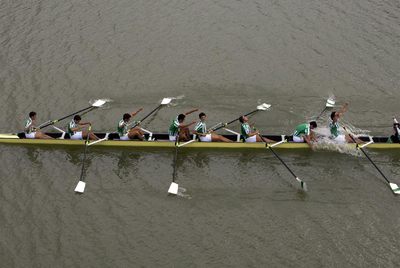 El Betis gana la regata en la dársena del Guadalquivir