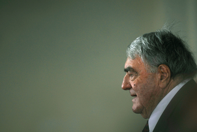 Claude Lanzmann retratado en enero de 2010, fecha en la que se celebró el 25º aniversario de su documental  Shoah .