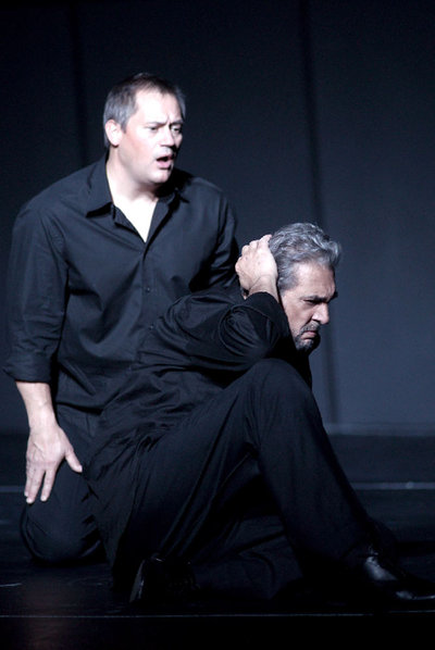 Paul Groves y Plácido Domingo, en  Iphigénie en Tauride .