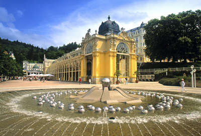El balneario Kolonada Spa, en Marianske Lazne, al sur de la localidad checa de Karlovy Vary.