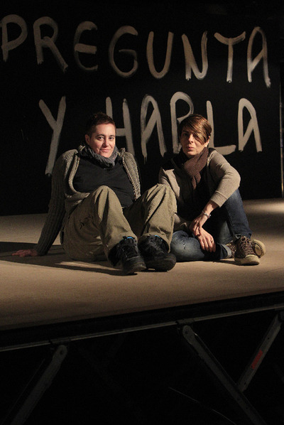 Helena Cabello y Ana Carceller, en Matadero.