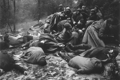 Imagen de la película  Soldados de Salamina,  de David Trueba (sobre el libro de Javier Cercas), tomada durante el rodaje.