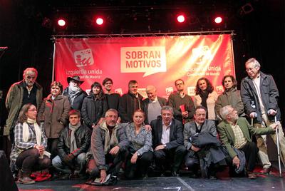 IU retrata a sus candidatos