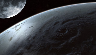 Imagen del documental  La formación de la Tierra.  