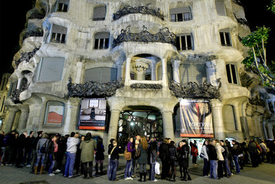 La Pedrera de Gaudí es propiedad de Catalunya Caixa.