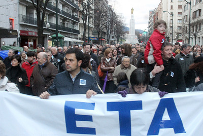 MANIFESTACIÓN POR UN FINAL DE ETA "SIN CONDICIONES"