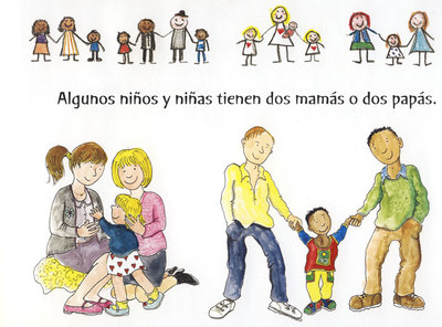 Ilustración de Ros Asquith para  El gran libro de las familias  (Intermón).