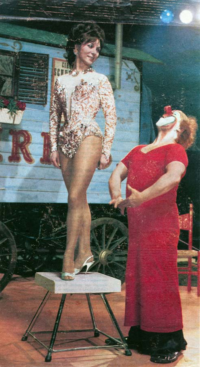 FOTOGALERIA: Paulina Schumann y Charlie Rivel.