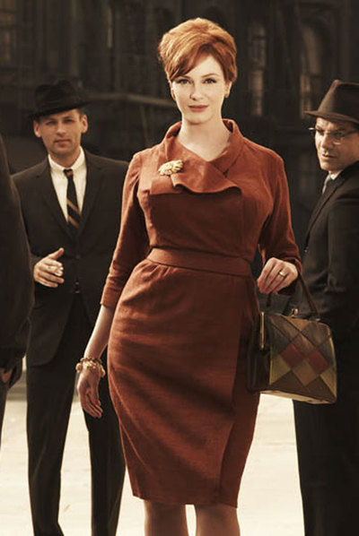 Christina Hendricks, en  Mad men. 