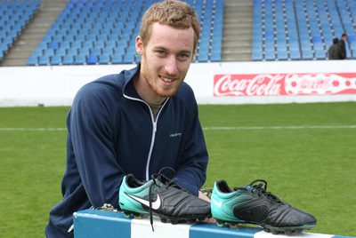 David Zurutuza, tras la entrevista.