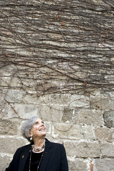 Elena Poniatowska, ayer tras el fallo del Biblioteca Breve.