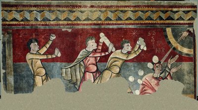 FOTOGALERIA: Pinturas de Boí: Lapidación de San Esteban