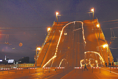   Un pene capturado por el KGB,  en San Petersburgo. 