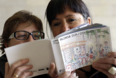 Presentación en el IVAM de  Valencia City Guide , la primera guía turística de Valencia que combina diseño y cultura.