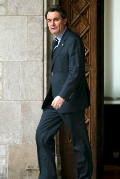 Artur Mas, presidente del Gobierno catalán.