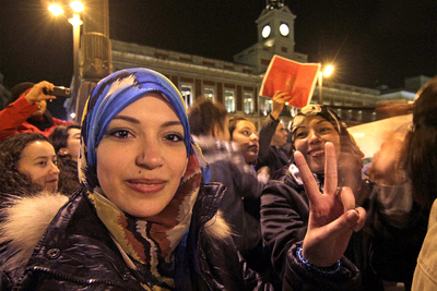 LA FIESTA EGIPCIA LLEGA A LA PUERTA DEL SOL