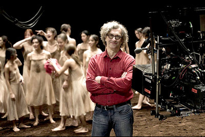 El director de cine Wim Wenders, durante el rodaje del documental  Pina.  