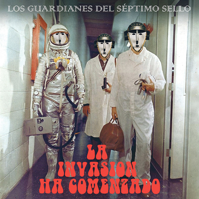  Falsas portadas para el mítico  single  (inexistente) de Los Guardianes del Séptimo Sello realizadas por Nata. El grupo de pop psicodélico ficticio cambia la vida de los protagonistas de  La invasión ha comenzado.  