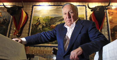 Frederick Forsyth, el pasado miércoles en Madrid.