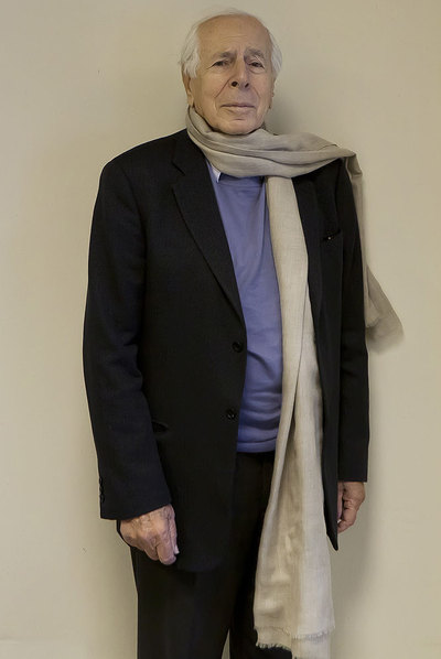 Jean Daniel en su despacho de  Le Nouvel Observateur  en París.