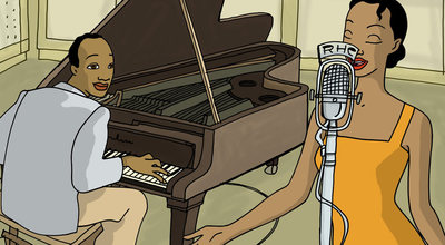 Un fotograma de  Chico y Rita , dirigido por Fernando Trueba, Javier Mariscal y Tono Herrando.