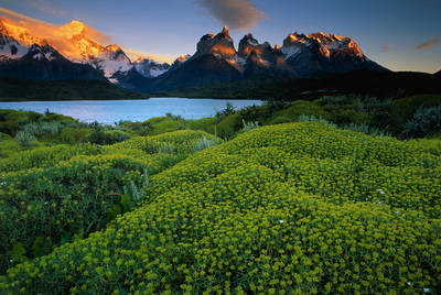 Vista de los Cuernos del Paine, en el parque nacional de Torres del Paine, en Chile.