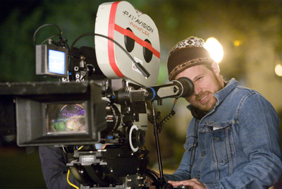 El director Marc Webb en el rodaje de  (500) días juntos. 