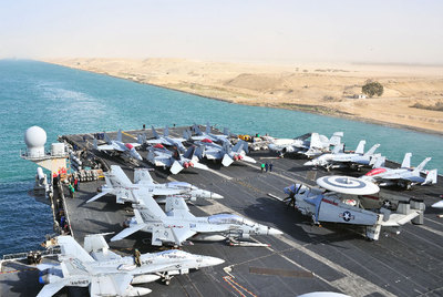 El portaaviones estadounidense  Enterprise .