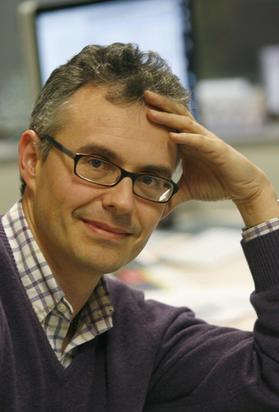 Ángel Rubio, ayer en su despacho del edificio Korta.