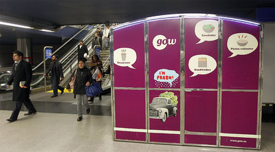 Uno de los puestos de comida rápida afectado por el cierre.