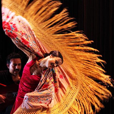 Un momento de  Rosa, metal y ceniza .