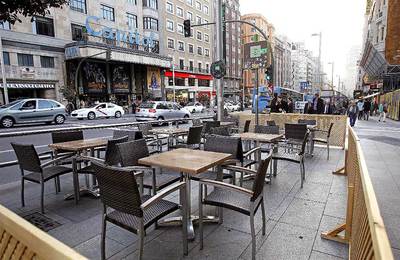 La Gran Vía es uno de los espacios que está sujeto a limitaciones relativas al paso de peatones.