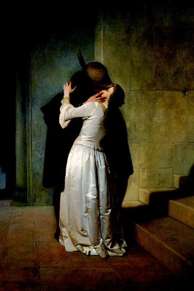  El beso , de Francesco Hayez.