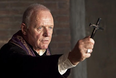 Anthony Hopkins, en un fotograma de  El rito. 