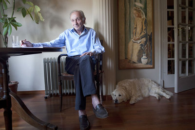 Oriol Regàs el pasado verano en su casa de Barcelona.