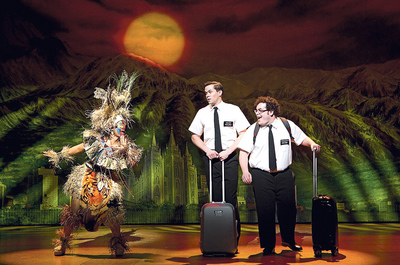  Momento de  The Book of Mormon,  el musical con el que Trey Parker y Matt Stone evangelizan en el nuevo Broadway. 