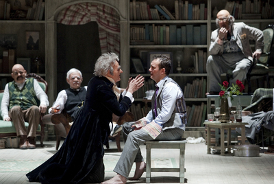 Un momento de la actuación de  La avería  en las Naves del Español.