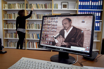 Biblioteca de la Fundación Fernando Quiñones.
